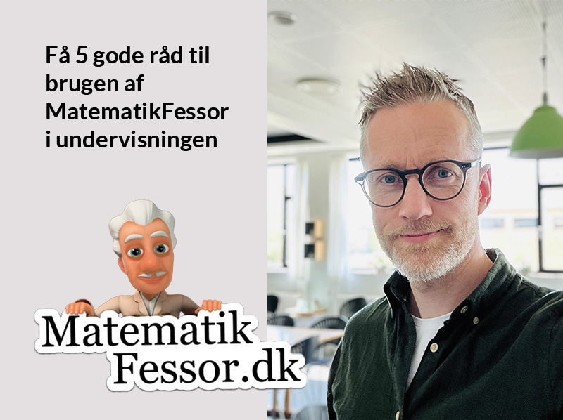 Grafik til artikel om brugen af MatematikFessor i undervisningen