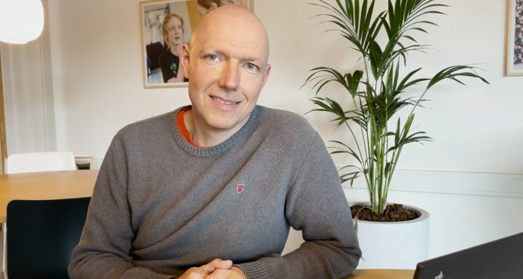 Stig Toke Gissel, docent og leder af Læremiddel.dk