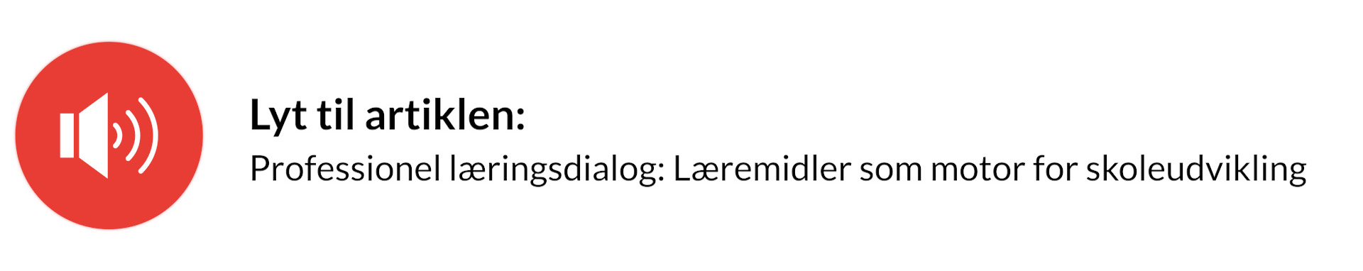 Stillbillede fra video om professionel læringsdialog